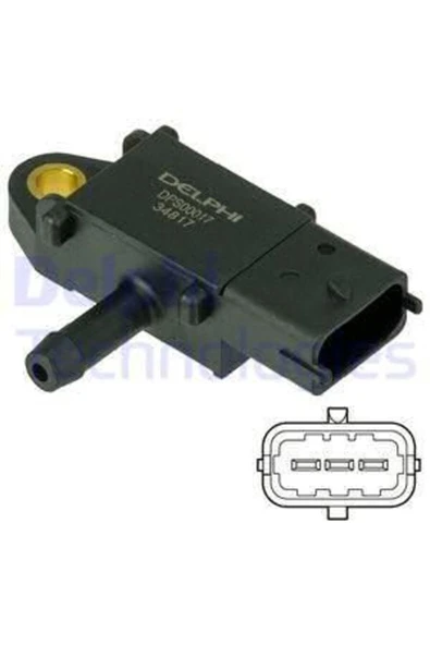 Delphi DPS00017 Dpf Sensör Opel Astra. Cascada. Combo. Corsa. Insignia. Meriva. Mokka. Zafira. Zafira Tourer. Saab ürün görseli 1