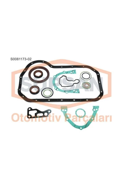 S0081173-2 Motor Takım Conta Alt Golf Iıı Polo Passat Vento 1.6 Aft 2.0i Aek Ady Keçelı Silin