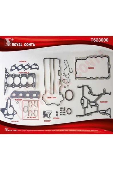 T623000 Üst Takım Conta Keçeli Corsa C-d - Astra G-h - Merıva-zafira-vectra 1.2-1.4 16v Z12xe- ürün görseli