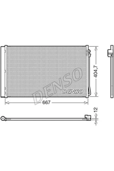 Denso DCN17062 Dcn17062 Klima Radyatörü (kondenser) V-class W447 14- Vito W447 14- Sprinter 910 18- ürün görseli 1