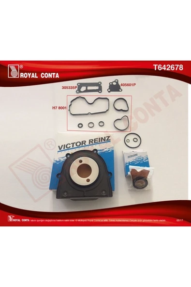 T642678 Alt Takım Cont Focus C Max 2010 Mondeo Iıı Iv 2007 2015 1.8 2.0 Fiesta Reinz Keçeli ürün görseli