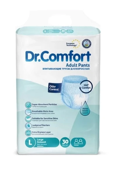 DR.COMFORT Emici Külot L Beden 30 Adet ürün görseli