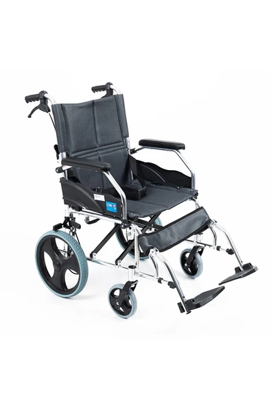 COMFORT PLUS KY863LABJ-A12 Füme Alüminyum Transfer Özellikli Tekerlekli Sandalye - 2
