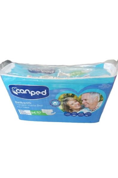 CANPED 30 Lu M Medium Beden Belbantlı Hasta Alt Bezi - Resim 2