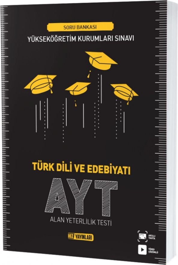 Hız Yayınları Ayt Türk Dili Edebiyatı Soru Bankası 2023