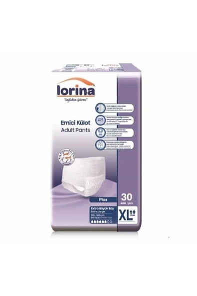 LORİNA Emici Külot Hasta Bezi Xlarge 30 Adet ürün görseli