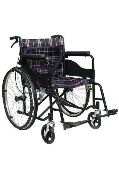 HCT MEDİKAL Refakatçi frenli manuel tekerlekli sandalye ürün görseli