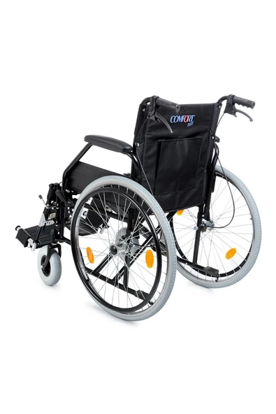COMFORT PLUS Dm-303 50cm Standart Manuel Tekerlekli Sandalye (ÖZELLİKLİ,BALDIR DESTEKLİ) - Resim 3