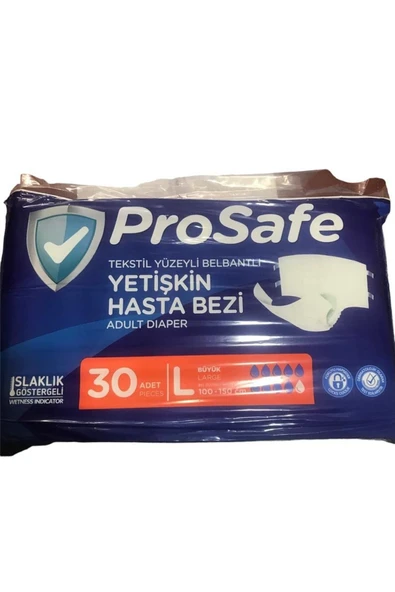 PROSAFE Belbantlı Yetişkin Hasta Bezi -l