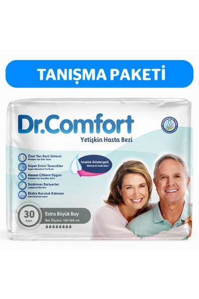 DR.COMFORT Dr Comfort Hasta Bezı 30lu X Large ürün görseli