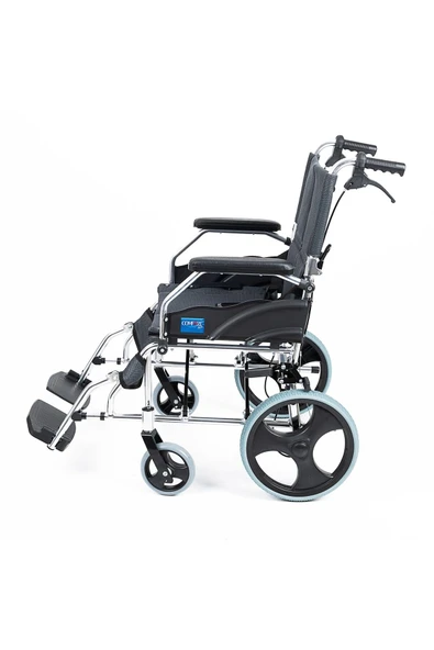 COMFORT PLUS KY863LABJ-A12 Füme Alüminyum Transfer Özellikli Tekerlekli Sandalye - 4