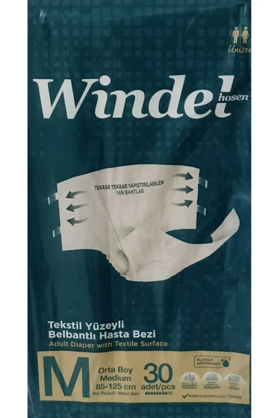WİNDELHOSEN BELBANTLI M BEDEN HASTA BEZİ