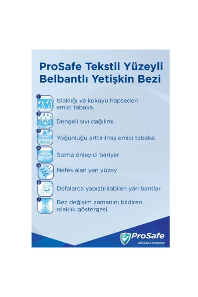 PROSAFE BELBANTLI XL HASTA BEZİ - Resim 2