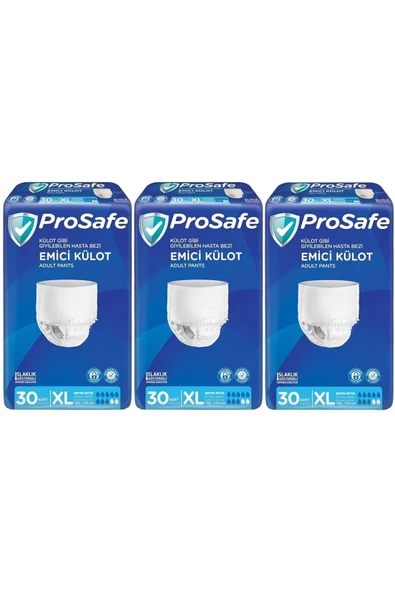 PROSAFE Emici Külot Hasta Bezi Xl-extra Large 90 Adet (3PK*30) ürün görseli