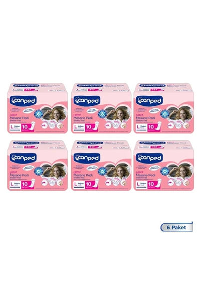 CANPED Ultra Mesane Pedi Yoğun - L - 60 Adet