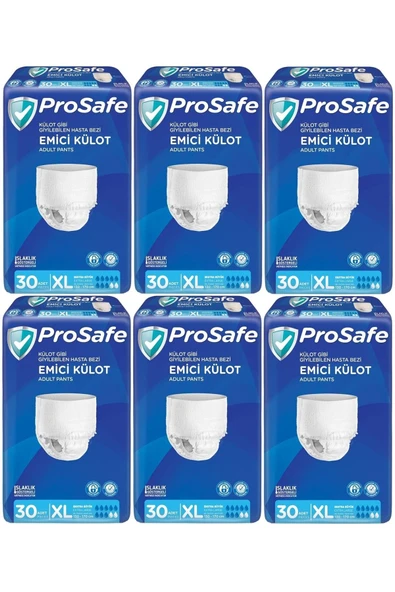 PROSAFE Emici Külot Hasta Bezi Xl-extra Large 180 Adet (6PK*30) ürün görseli