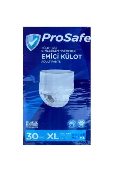 PROSAFE Yetişkin Emici Külot Hasta Bezi Xl Extra Büyük 30 Adet ürün görseli