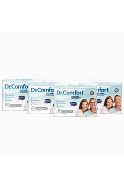 DR.COMFORT Yetişkin Bel Bantlı Hasta Bezi Ekstra Large 120 Adet - Resim 2
