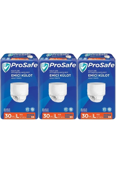 PROSAFE Emici Külot Hasta Bezi Büyük-large 90 Adet (3PK*30) ürün görseli