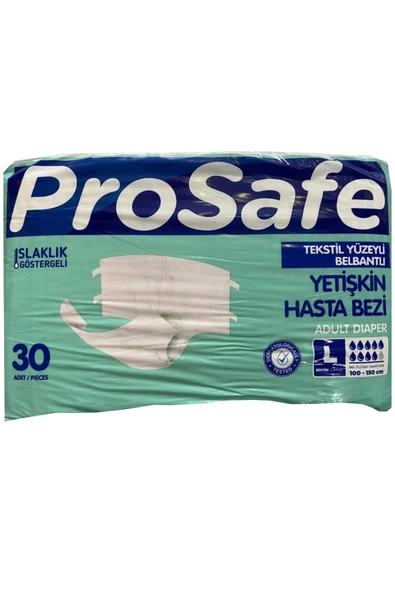 PROSAFE Hasta Alt Bezi Belbantlı Large (30'lu) ürün görseli