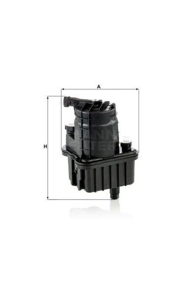 Mann WK939/3 WK9393 Mazot Filtresi CLIO III Modus 1.5 DCI ürün görseli 1