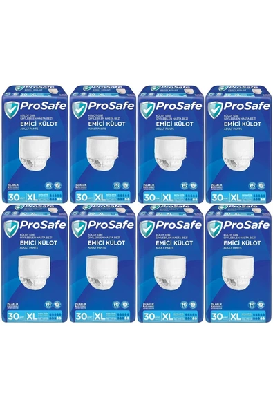 PROSAFE Emici Külot Hasta Bezi Xl-extra Large 240 Adet (8PK x 30) ürün görseli