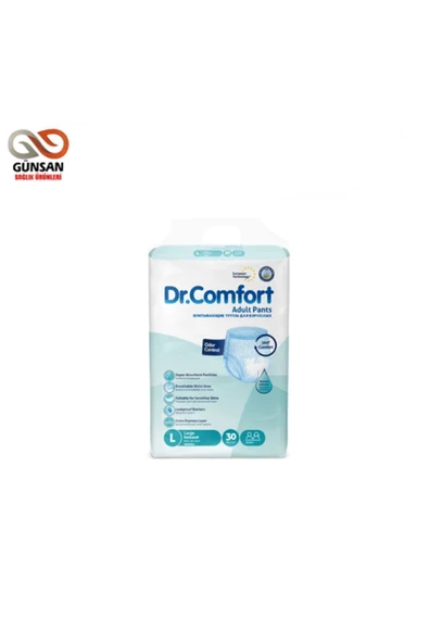 DR.COMFORT Dr. Comfort Emici Külot Hasta Bezi Büyük (L) 30 Adet ürün görseli