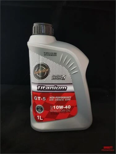 Lubrico 102  10/40   (10W40  10 40 )1Lt  Titanium Gt-5  W