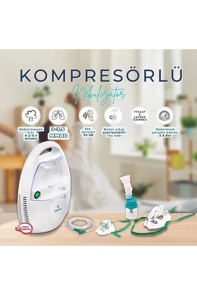 NİMO Kompresörlü Nebülizatör - 4