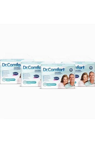 DR.COMFORT Yetişkin Bel Bantlı Hasta Bezi Large 120 Adet - 2