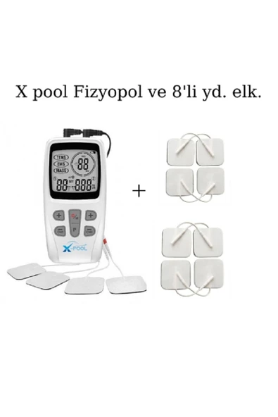 FİZYOPOL X Pool Tens Ems Masaj Cihazı Ve 8'li Yedek Elektrodlar - 6