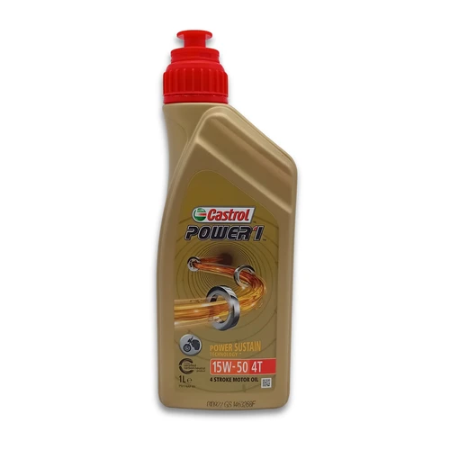 Castrol 112 Power 1 4T 15W-50 Yarı Sentetik Motor Yağı 1 L