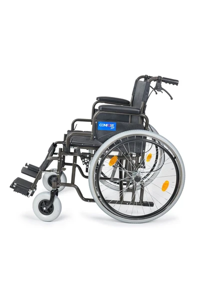COMFORT PLUS Dm-312 Centro 55 Cm Titanyum Standart Manuel Tekerlekli Sandalye - Resim 4