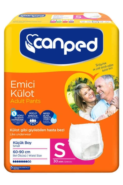 CANPED Külot Small 60 Adet (2 Papet)