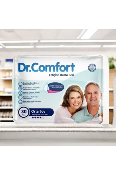 DR.COMFORT Dr Comfort Hasta Bezı 30lu Medıum ürün görseli