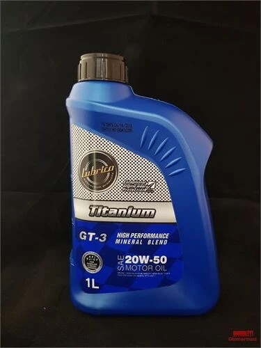 Lubrico 103  20/50  ( 20W50 20 50  )  1Lt  Titanium Gt-3  W
