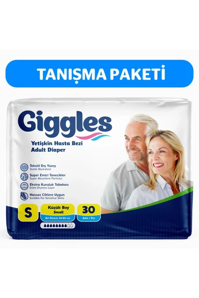 GİGGLES Hasta Bezi L Beden 30 Adet