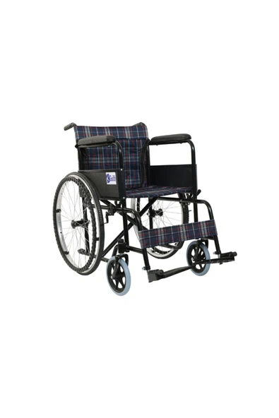 GOLFİ Umaygrup G100 Katlanabilir Ekonomik Standart Manuel Tekerlekli Sandalye – Bağışçı Uyumlu - Resim 3