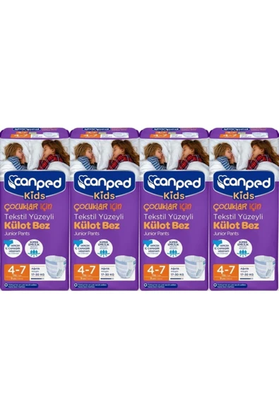 CANPED Kids Külot Bez 4-7 Yaş 17-30 Kg 4 X 9 Adet ürün görseli