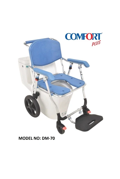 COMFORT PLUS Dm-70 Banyo Ve Tuvalet Özellikli Tekerlekli Sandalye - Resim 6