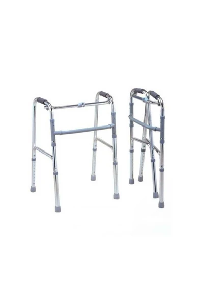 MEDWELT Kraustmann Alüminyum Yürüteç (WALKER) Boy Ayarlı Yürüteç