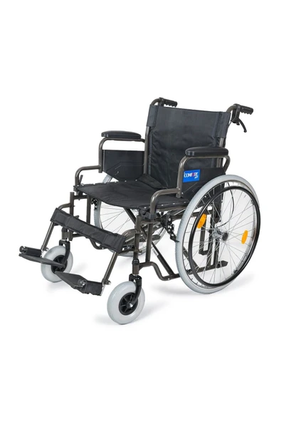 COMFORT PLUS Dm-312 Centro 55 Cm Titanyum Standart Manuel Tekerlekli Sandalye - Resim 3
