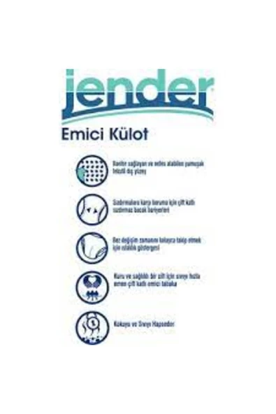 JENDER Emici Külot Hasta Bezi Orta Boy Medium 120 Adet - Resim 3