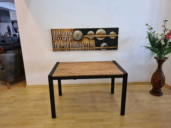 Erezoğulları Mobilya Açılır Yemek Toplantı Masası Ve 4 Ad Bahar Sandalye Takımı 75*120 cm - Resim 4