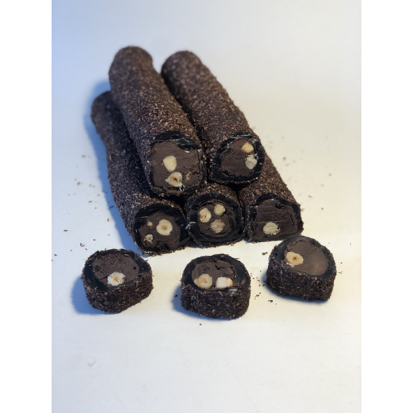 Çikolatalı Fındıklı Browni Sarma Lokum 500 gr