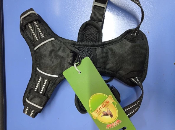 201639 Siyah Köpek Yeleği M Göğüs Tasması - 2