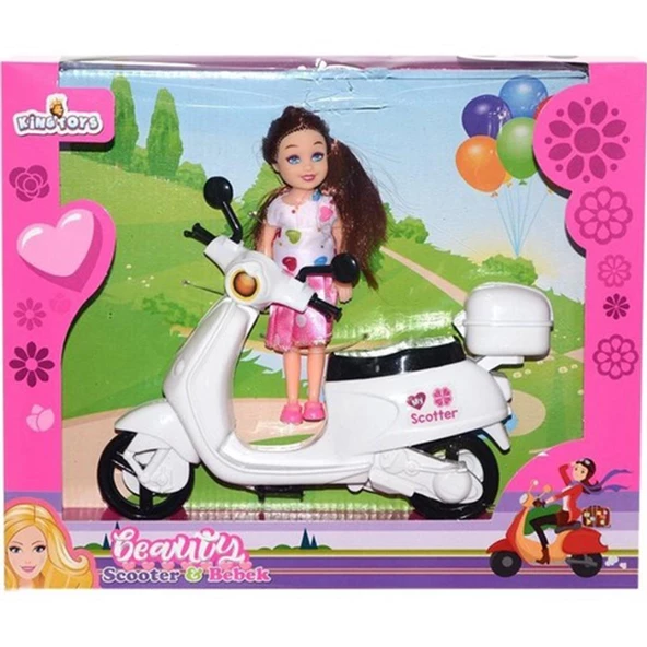 King Toys Scooterlı Oyuncak Bebek KM-5757 - 3