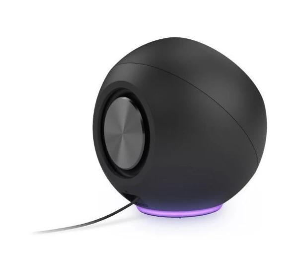 Creative Pebble SE Siyah 16W RGB Aydınlatmalı USB-C Stereo Multimedya Hoparlör Seti - 4