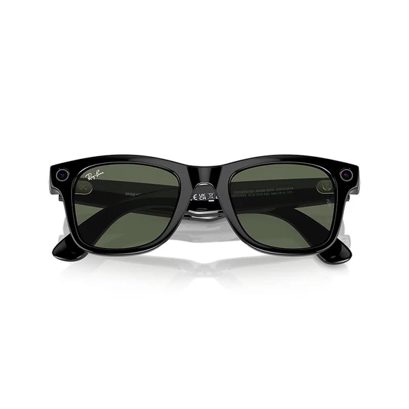 Ray-Ban Meta Wayfarer RW4006 601/71 Parlak Siyah-Yeşil Akıllı Gözlük - 6