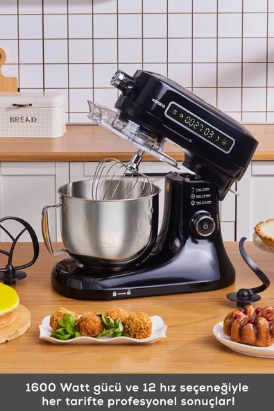 Pro Artisan Dijital Ekran Döküm Mutfak Şefi 1600W Black 5 Lt. - 3